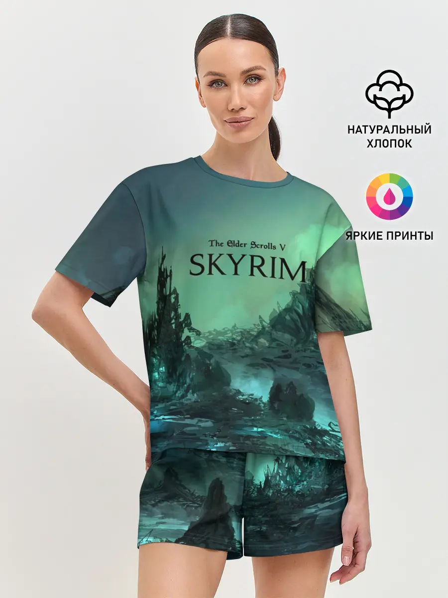 Женская пижама с шортами / SKYRIM