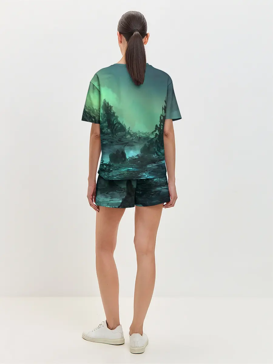 Женская пижама с шортами / SKYRIM