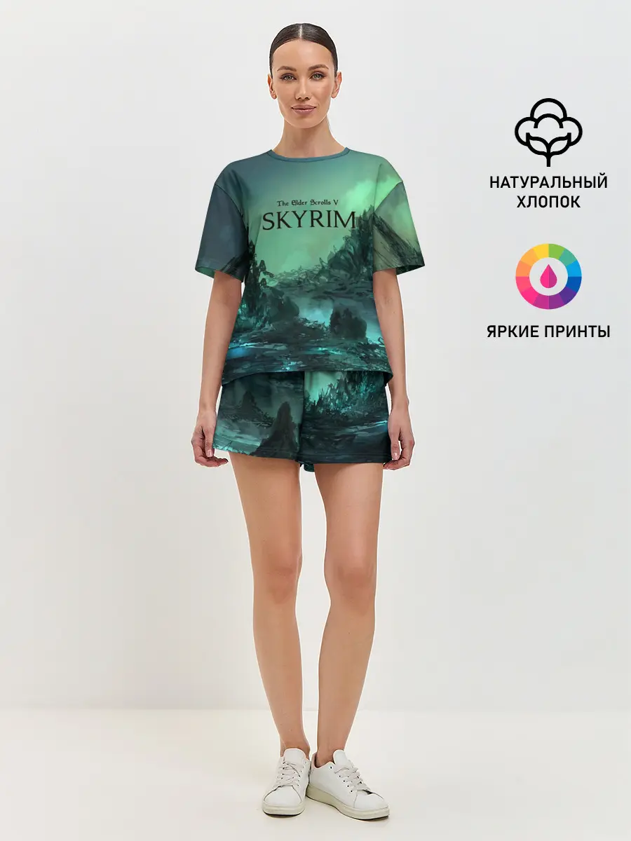 Женская пижама с шортами / SKYRIM
