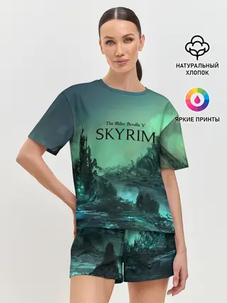 Женская пижама с шортами / SKYRIM
