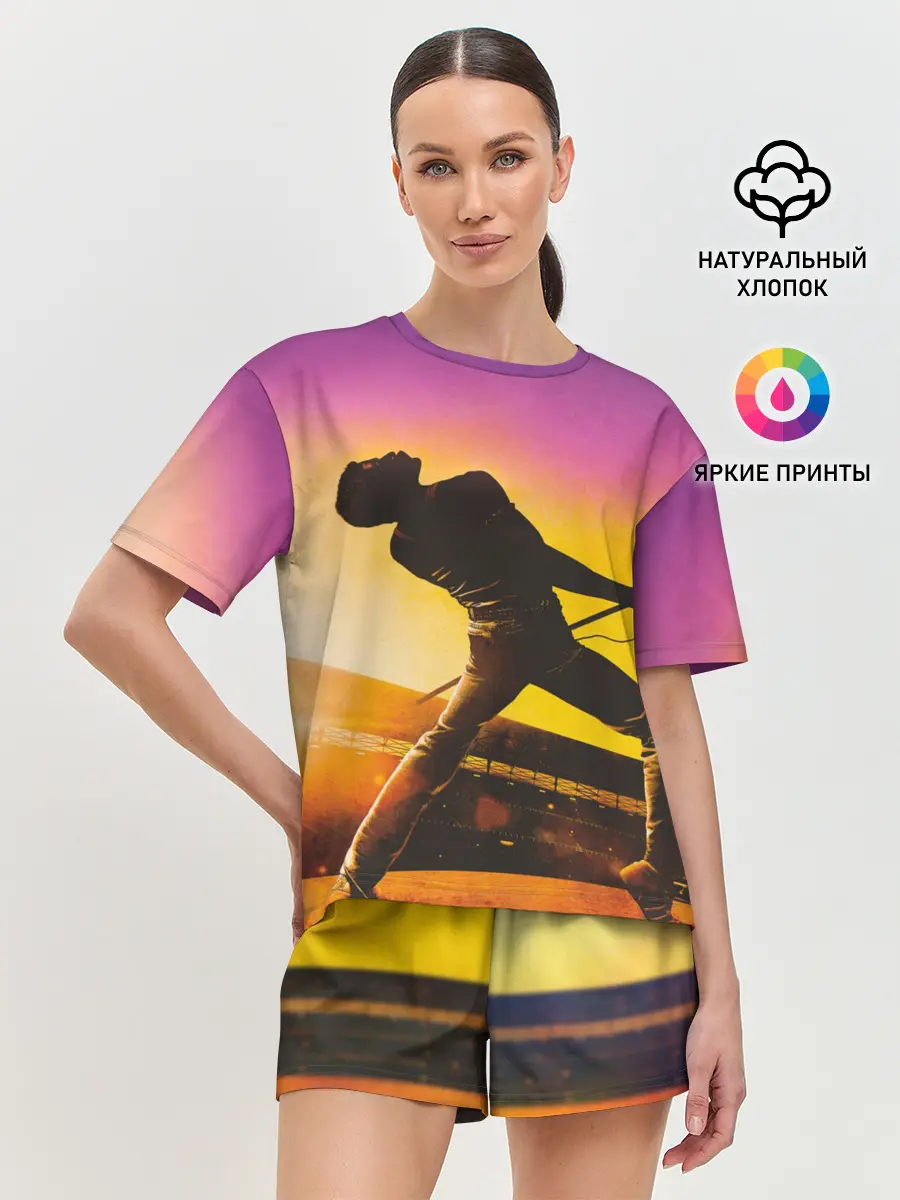 Женская пижама с шортами / Queen. Bohemian Rhapsody