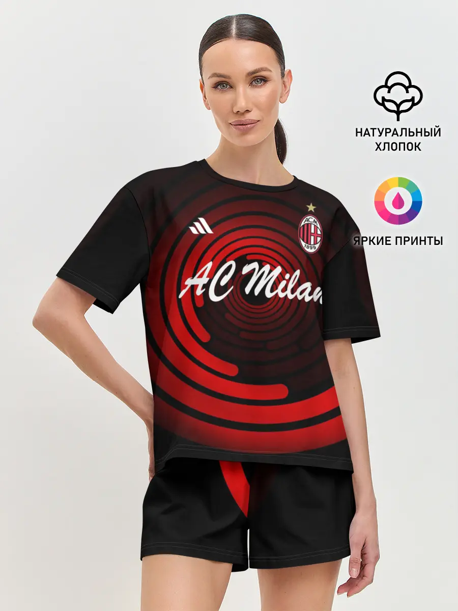 Женская пижама с шортами / AC Milan
