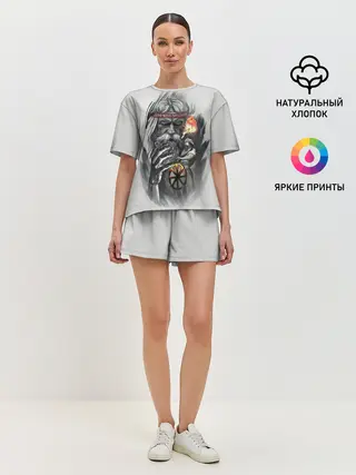 Женская пижама с шортами / Сварог