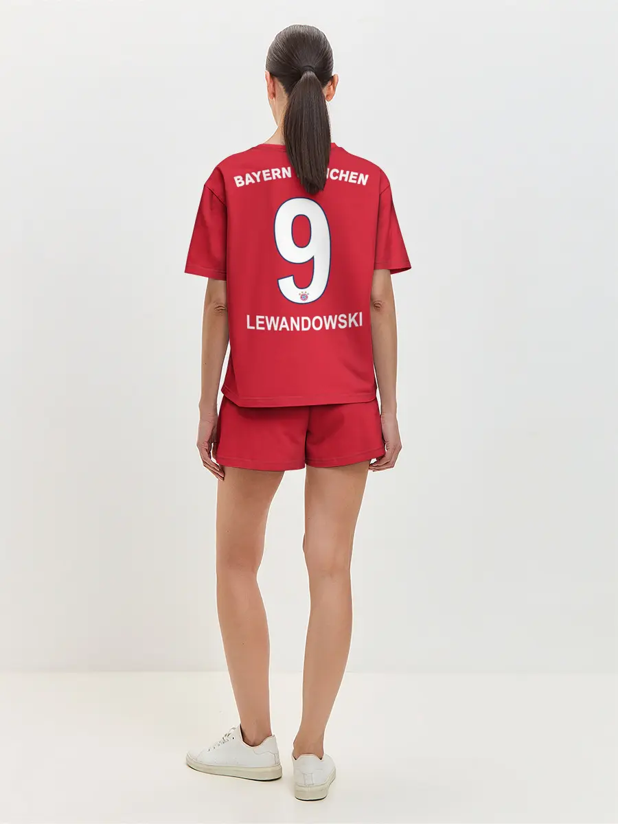 Женская пижама с шортами / Lewandowski home 18-19