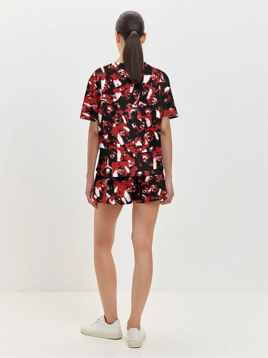 Женская пижама с шортами / SlipKnot камуфляж