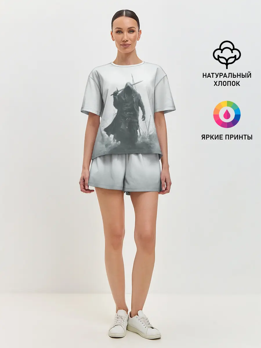 Женская пижама с шортами / После боя