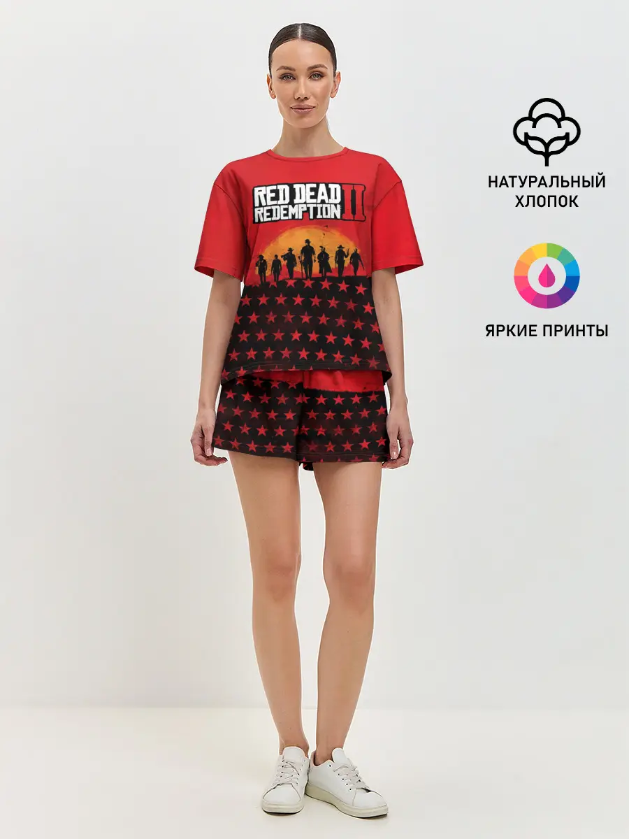 Женская пижама с шортами / Red Dead Redemption 2