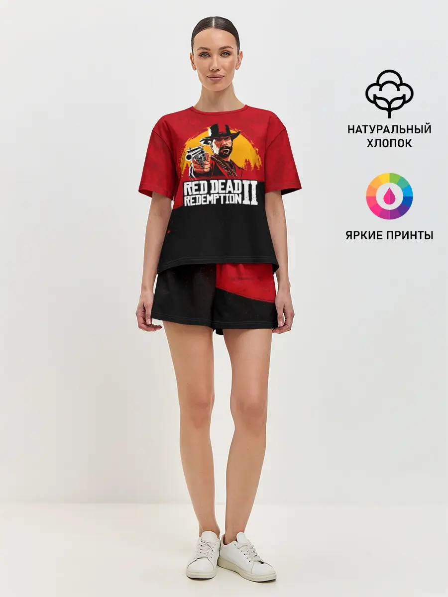 Женская пижама с шортами / Red Dead Redemption 2
