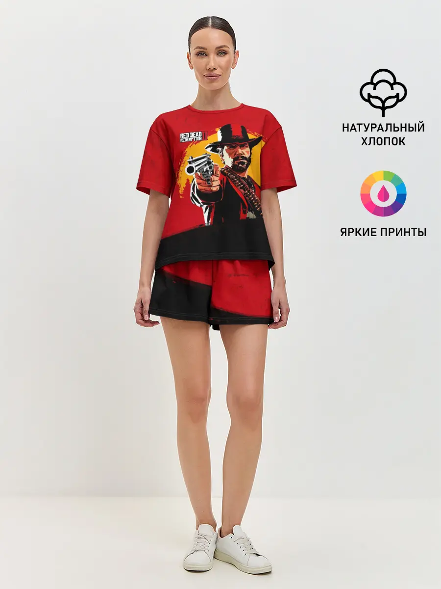 Женская пижама с шортами / Red Dead Redemption 2