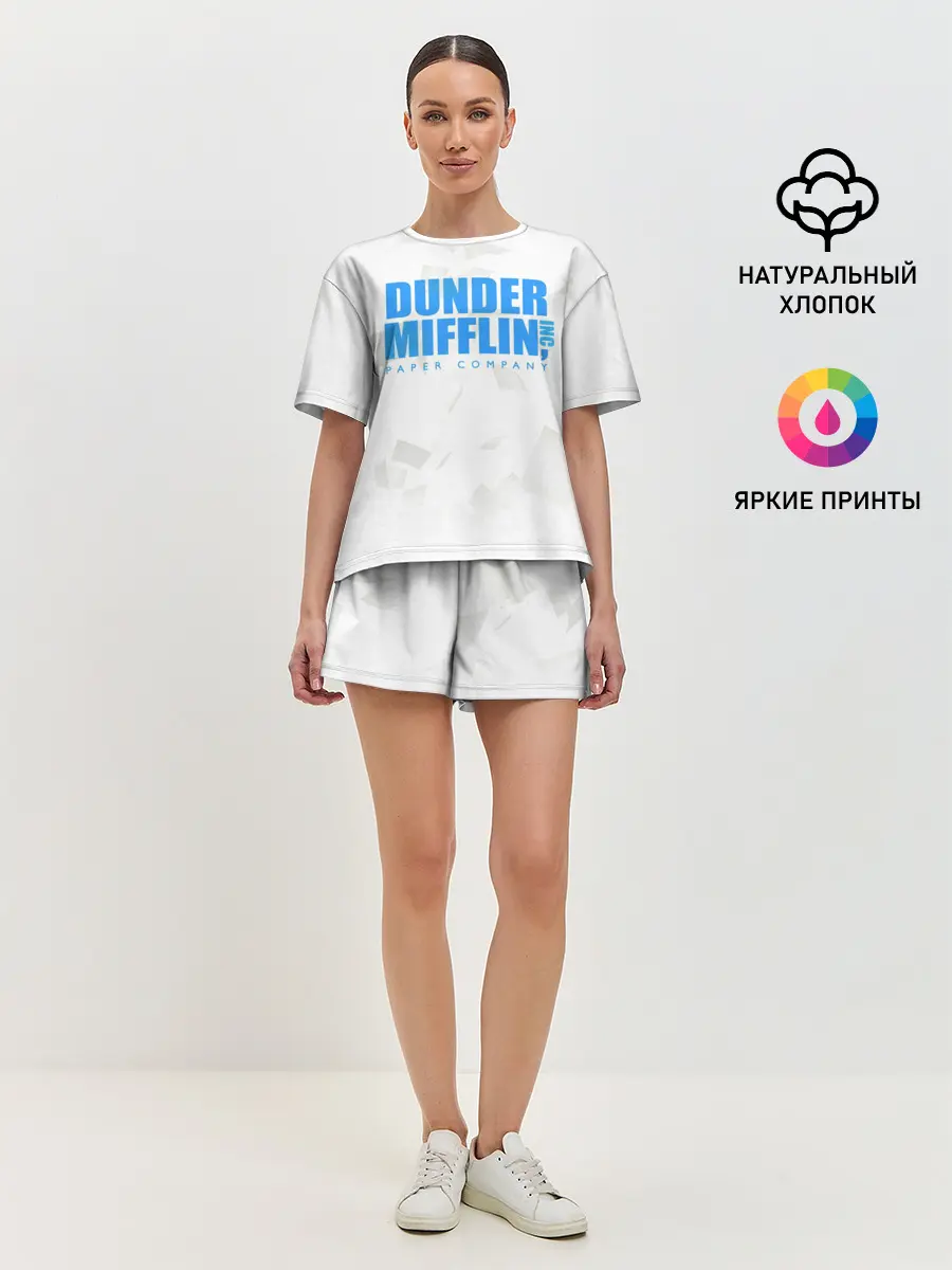 Женская пижама с шортами / Dunder Mifflin