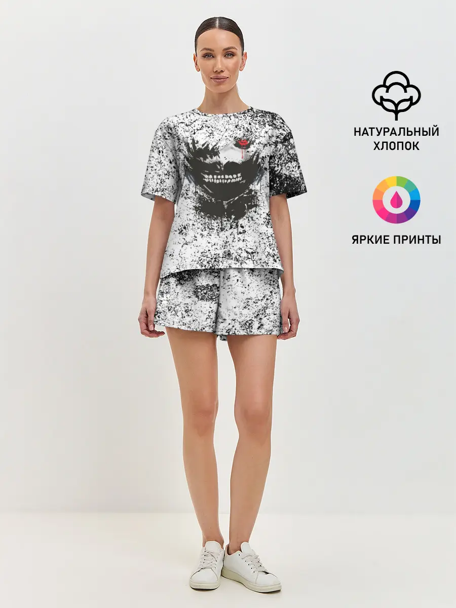 Женская пижама с шортами / Kaneki Ken