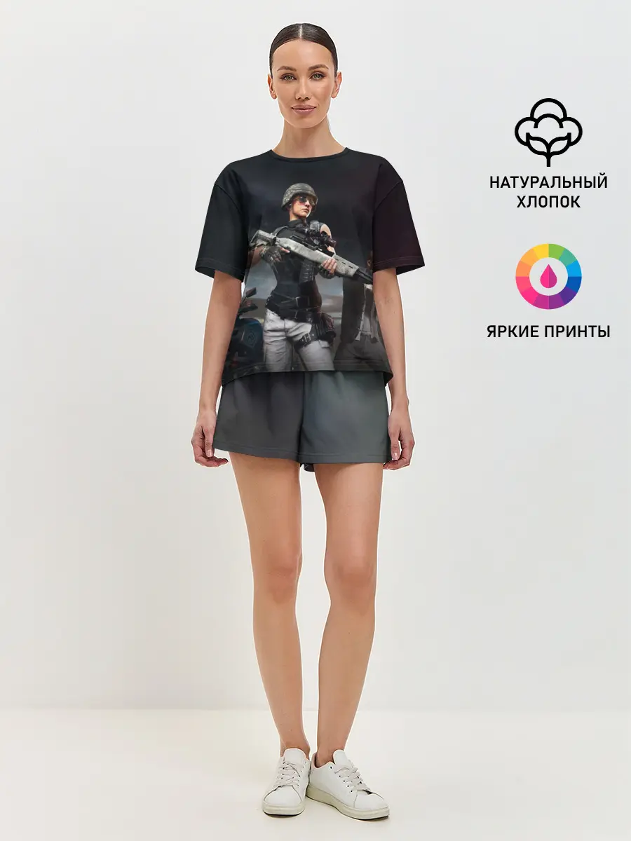 Женская пижама с шортами / PUBG