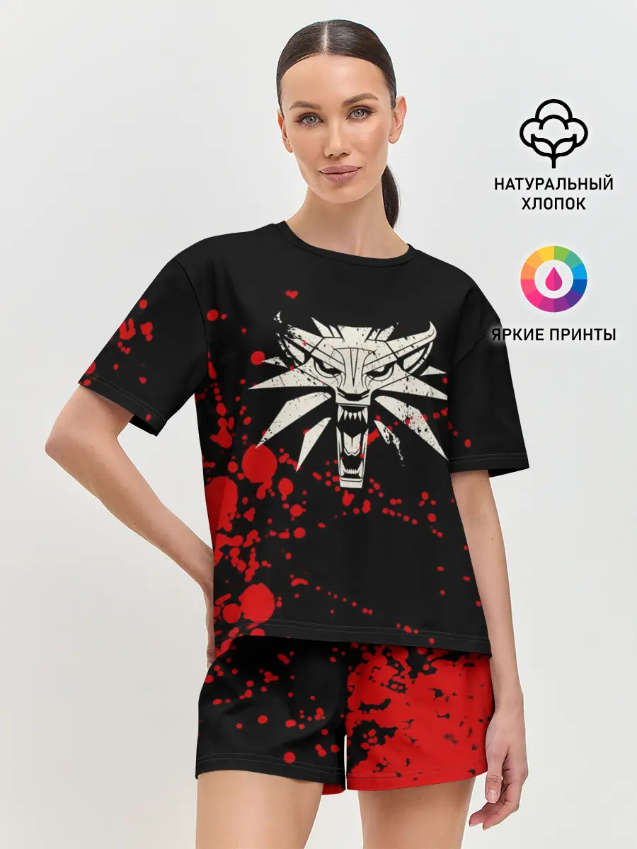 Женская пижама с шортами / The Witcher Blood