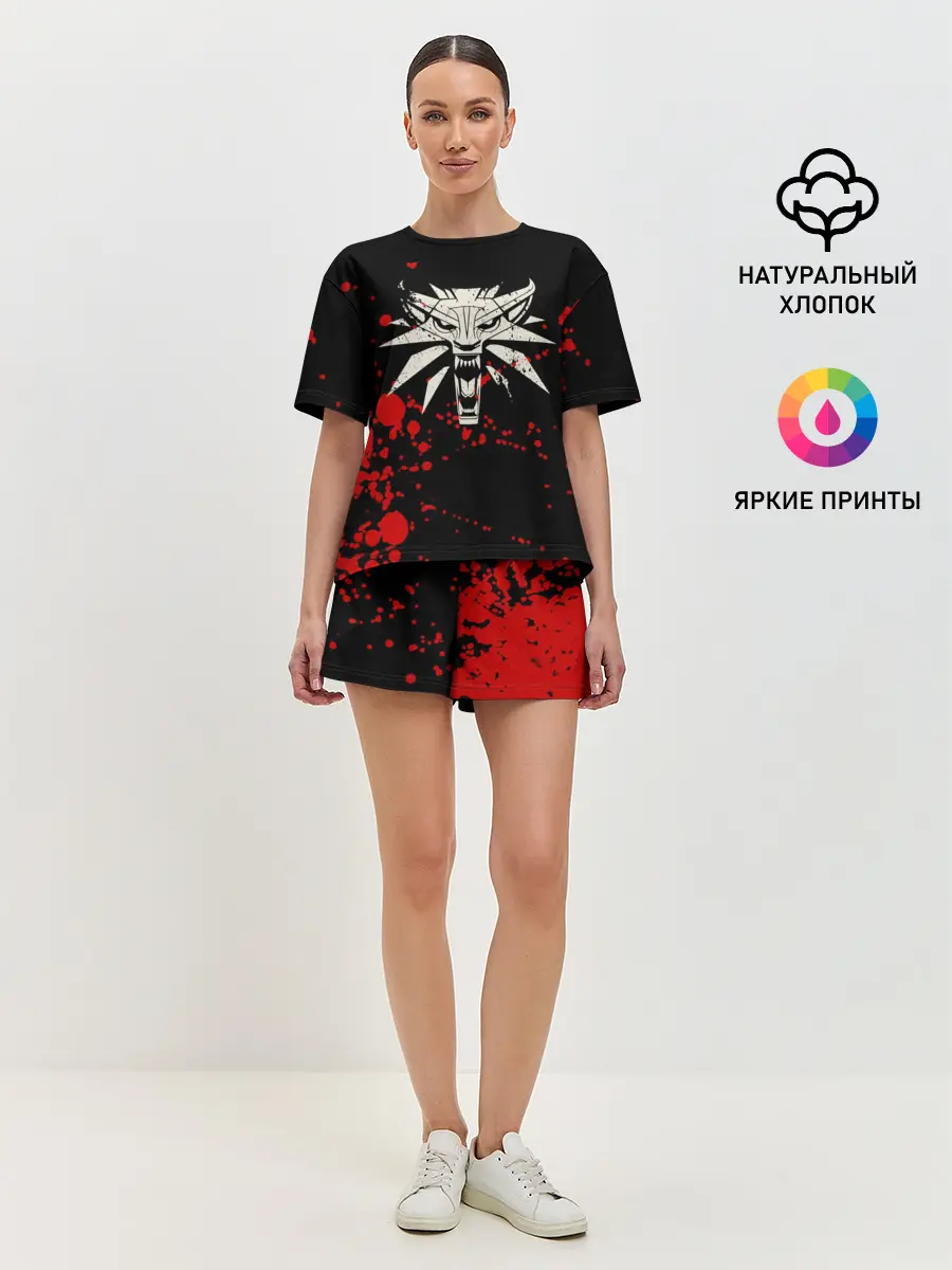 Женская пижама с шортами / The Witcher Blood