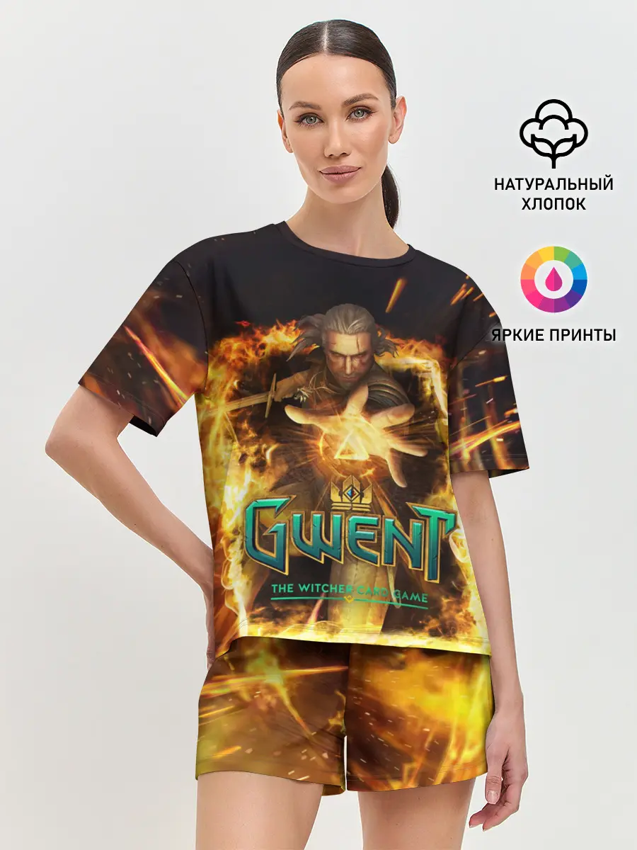 Женская пижама с шортами / GWENT: The Witcher Card Game