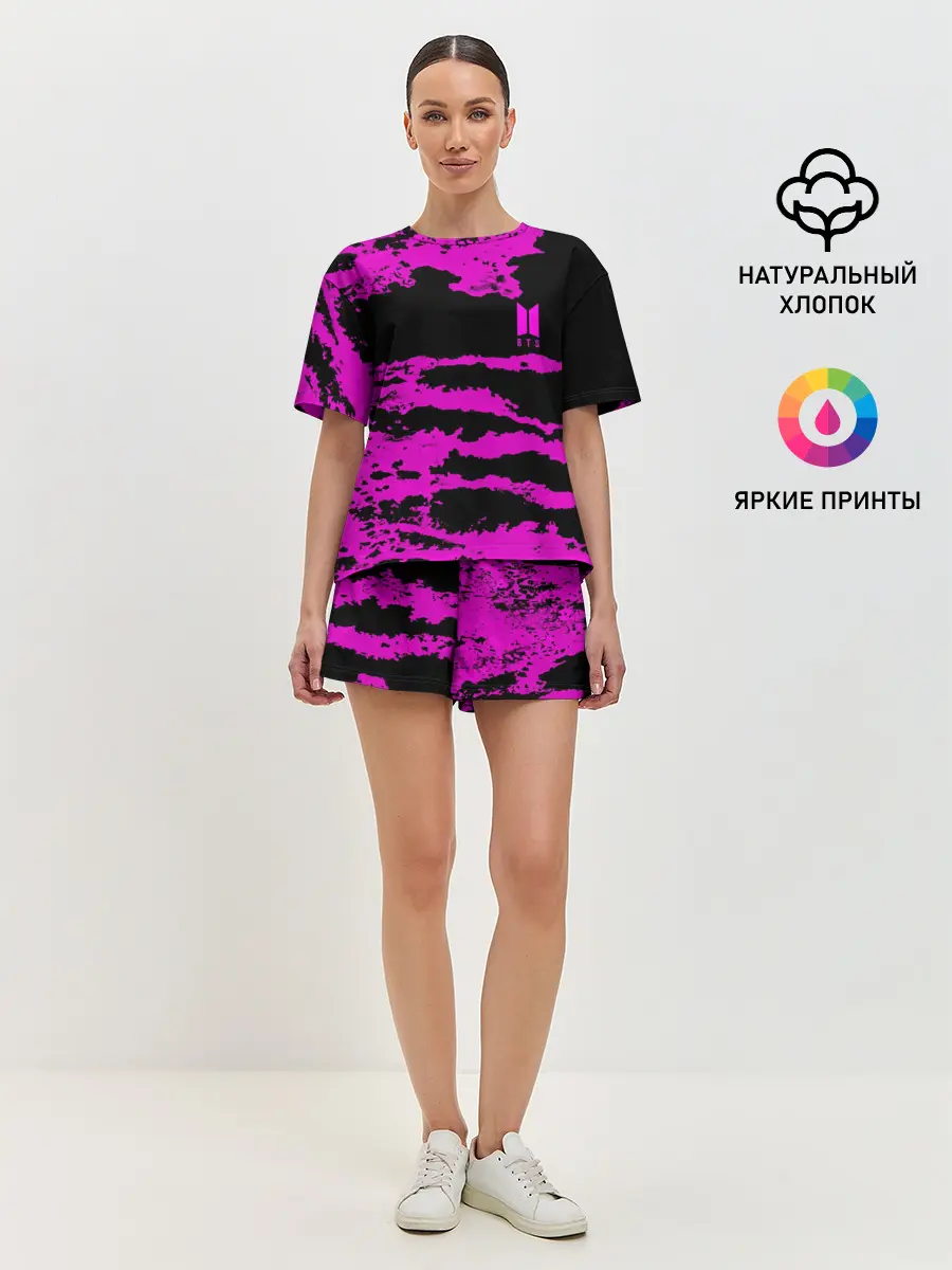 Женская пижама с шортами / BTS