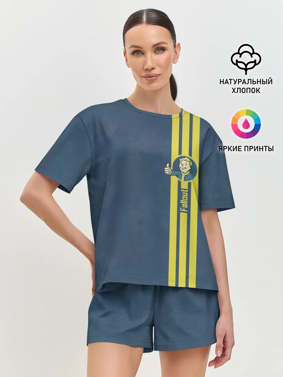 Женская пижама с шортами / Fallout