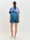Женская пижама с шортами / PUBG light blue