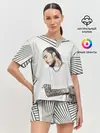 Женская пижама с шортами / Скриптонит