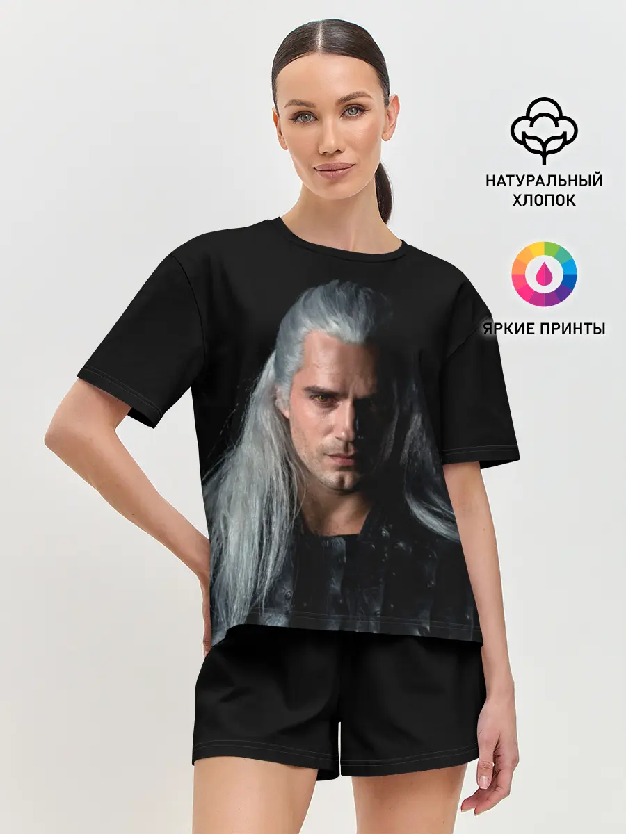 Женская пижама с шортами / The Witcher. Geralt of Rivia