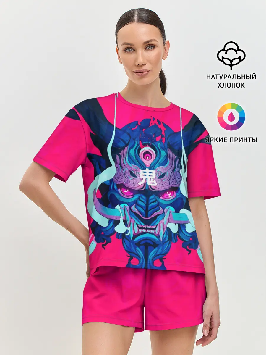 Женская пижама с шортами / Мифический зверь