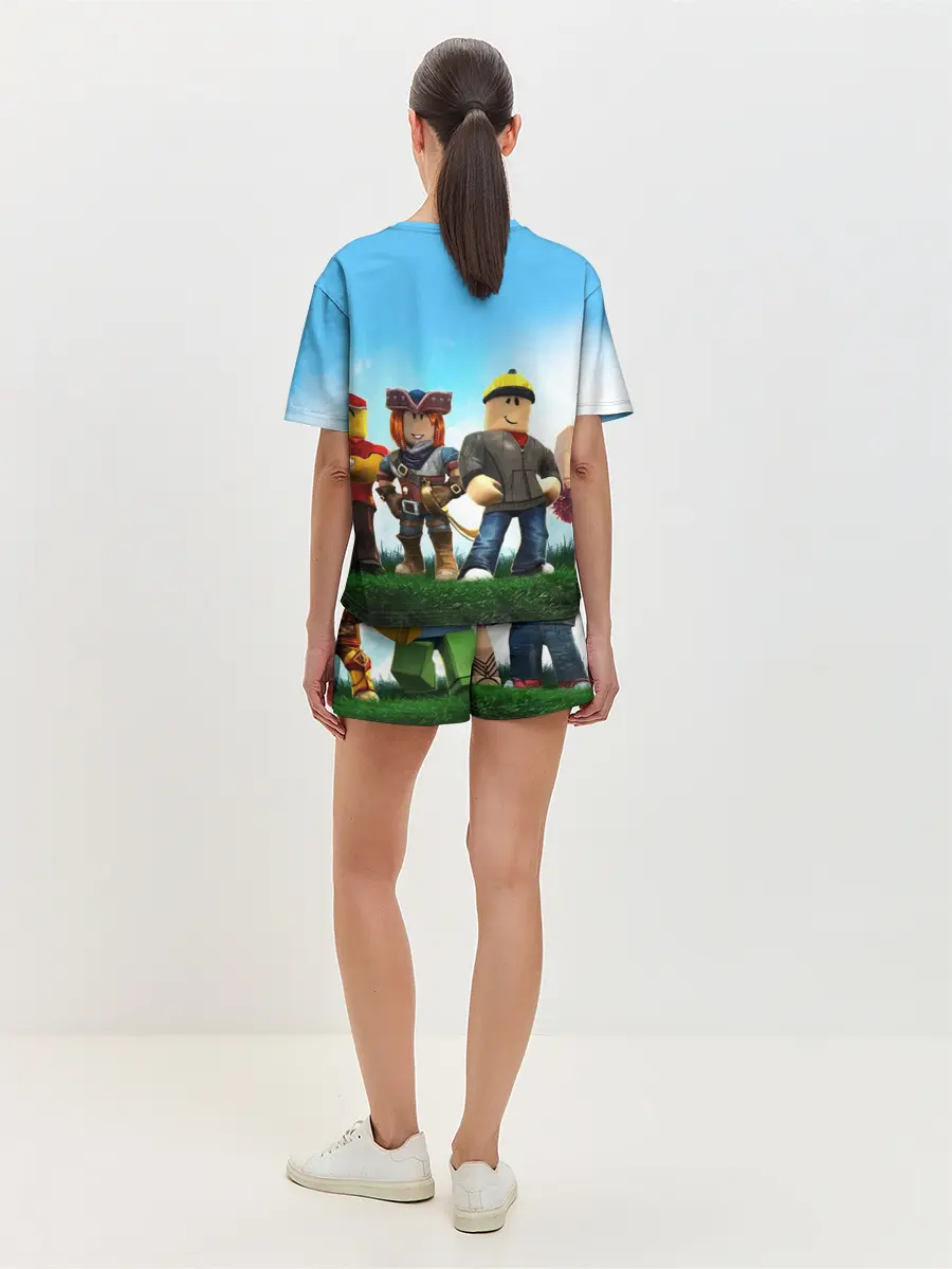 Женская пижама с шортами / ROBLOX