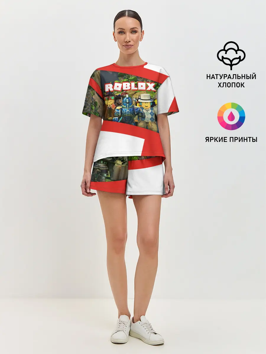 Женская пижама с шортами / ROBLOX