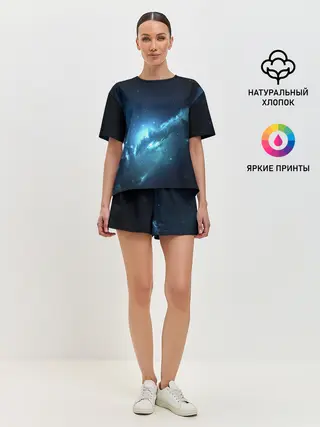 Женская пижама с шортами / ATLANTIS NEBULA