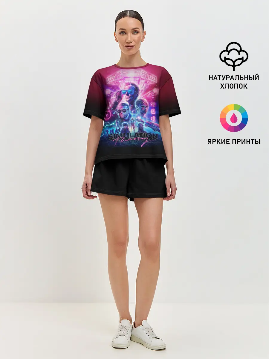 Женская пижама с шортами / Muse: Simulation Theory