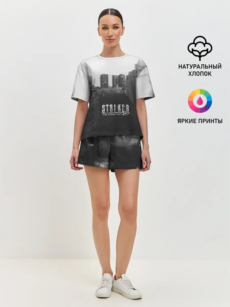 Женская пижама с шортами / Stalker