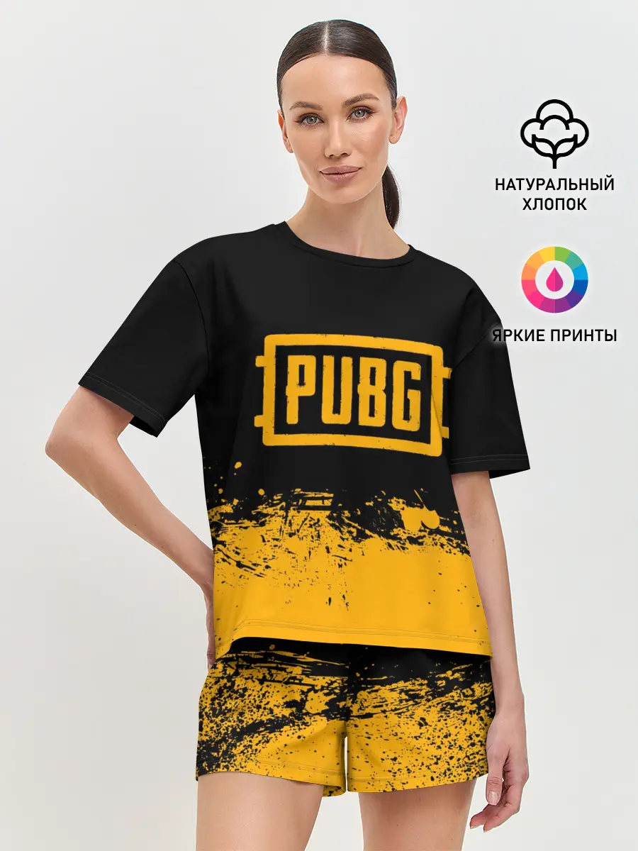 Женская пижама с шортами / PUBG