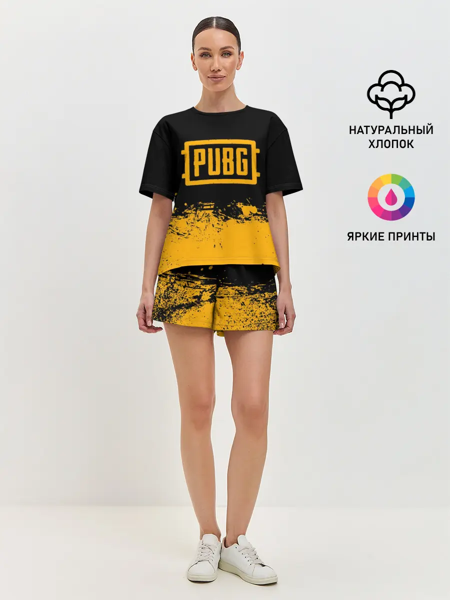 Женская пижама с шортами / PUBG