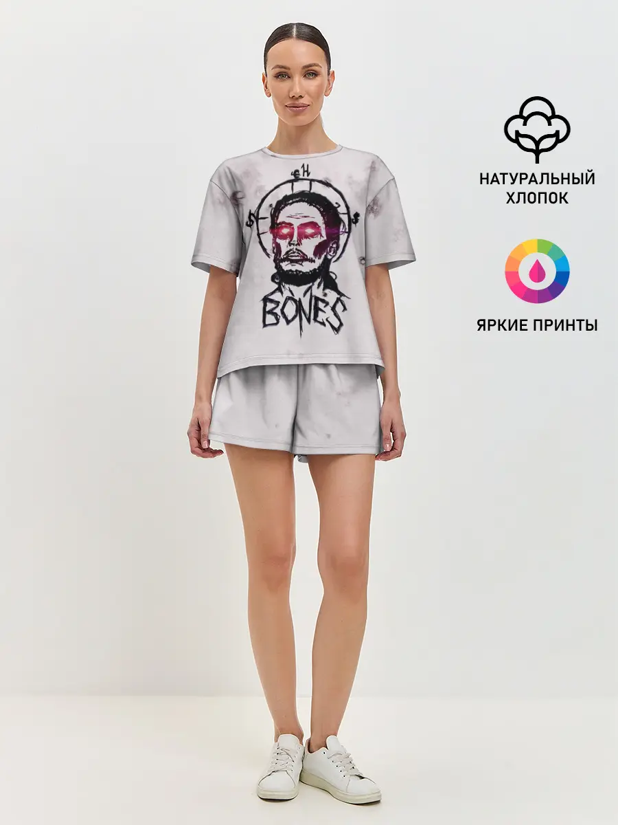 Женская пижама с шортами / BONES Sesh Team