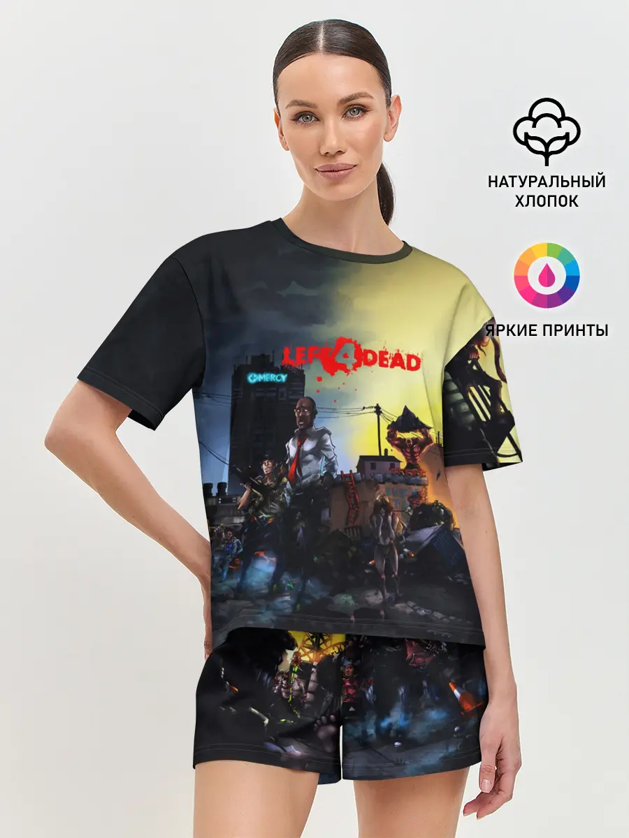 Женская пижама с шортами / LEFT 4 DEAD