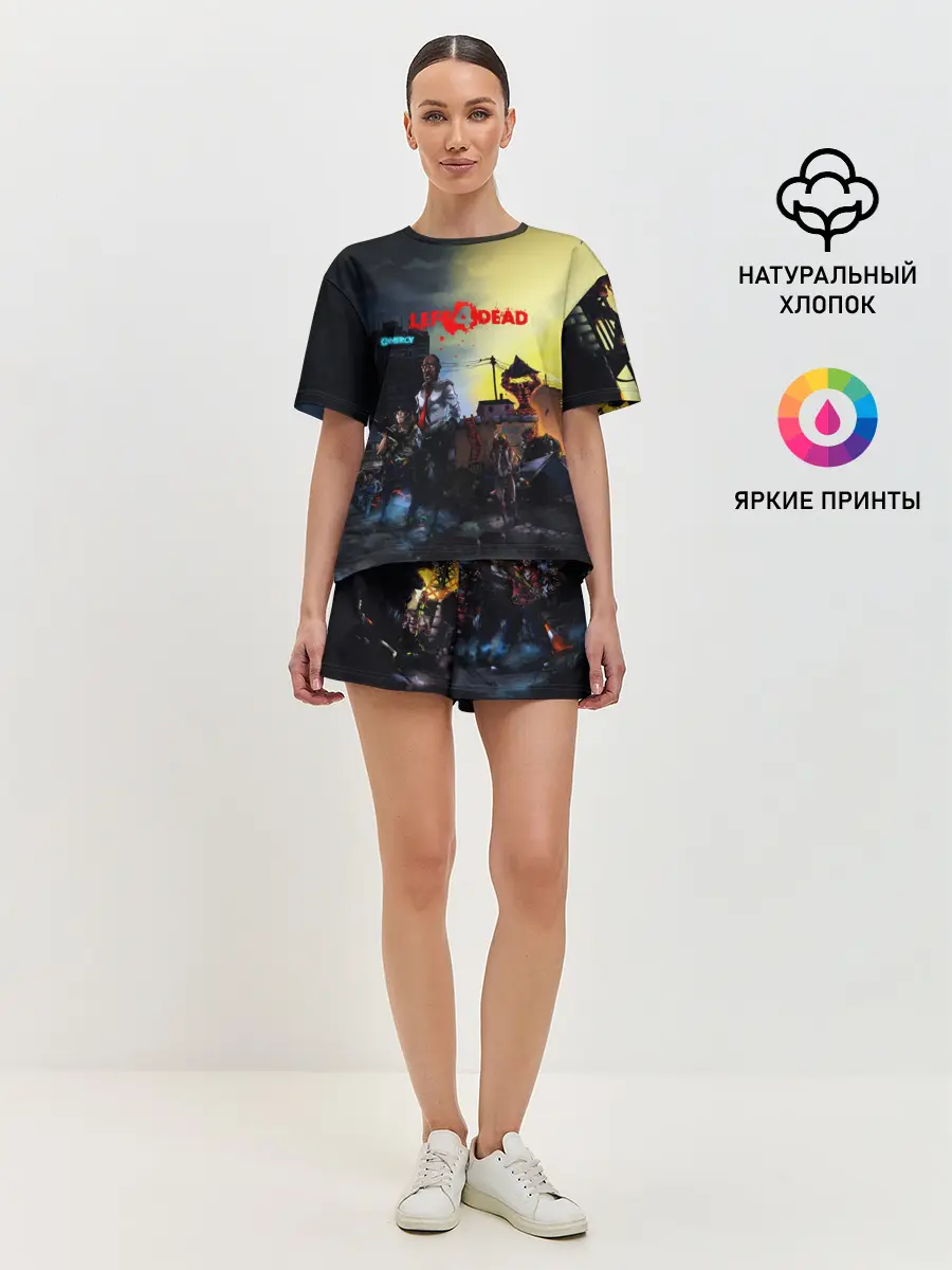 Женская пижама с шортами / LEFT 4 DEAD