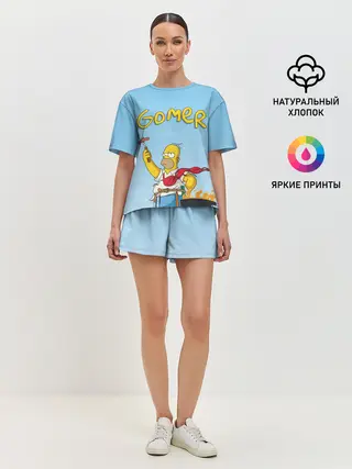 Женская пижама с шортами / Гомер