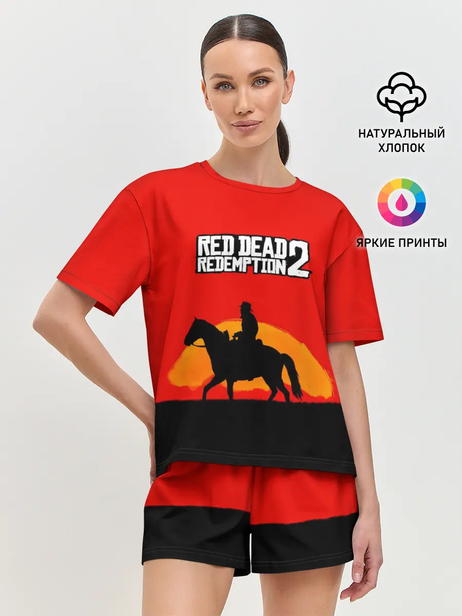Женская пижама с шортами / Red Dead Redemption 2
