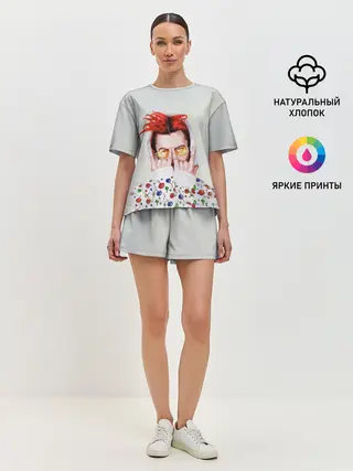 Женская пижама с шортами / Gone.Fludd