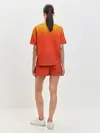 Женская пижама с шортами / Пика - пика оранжевый