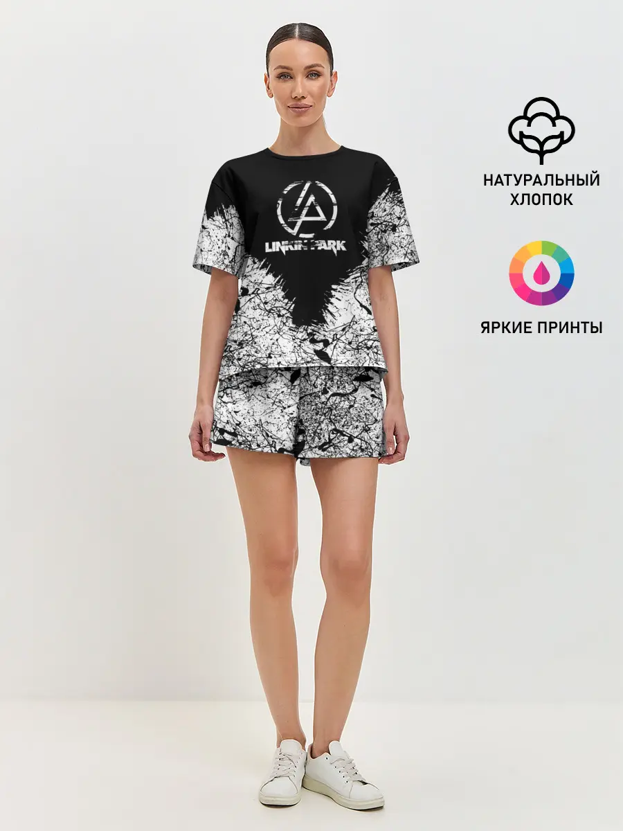Женская пижама с шортами / Linkin Park #1