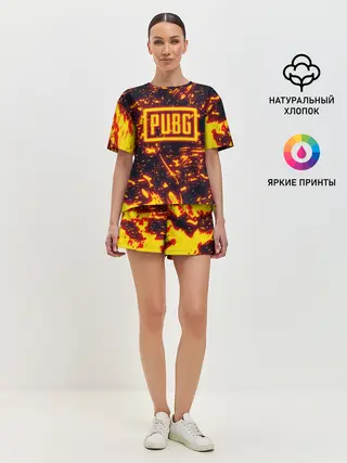 Женская пижама с шортами / PUBG