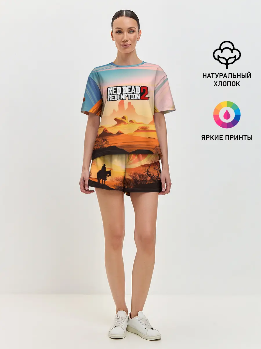 Женская пижама с шортами / Red Dead Redemption