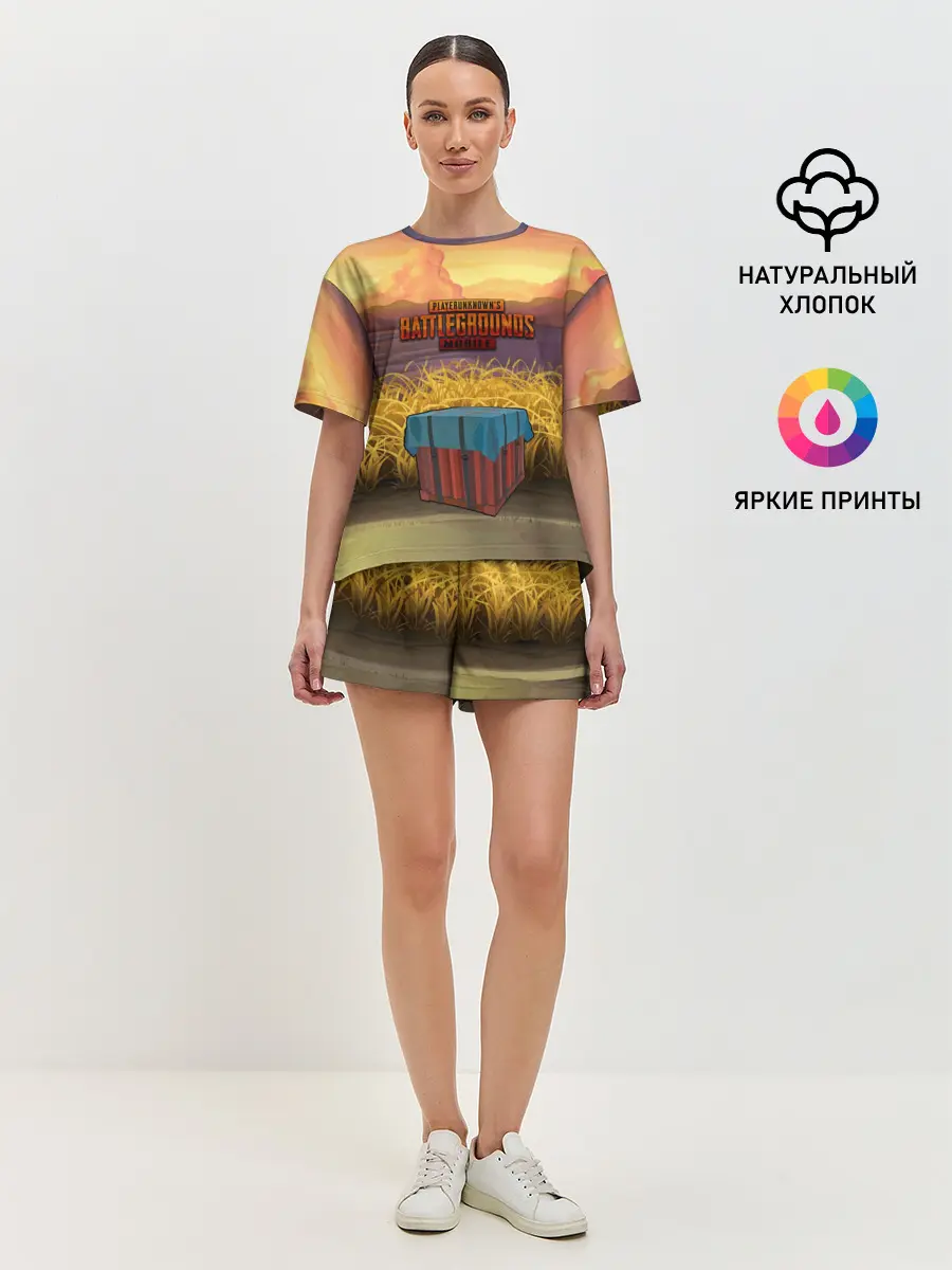 Женская пижама с шортами / PUBG MOBILE