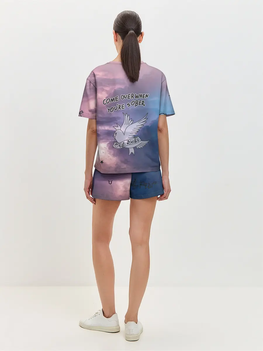 Женская пижама с шортами / Lil Peep