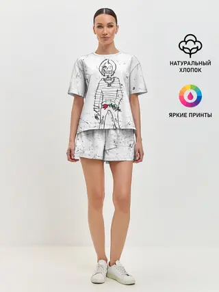 Женская пижама с шортами / Lizer - Blessed