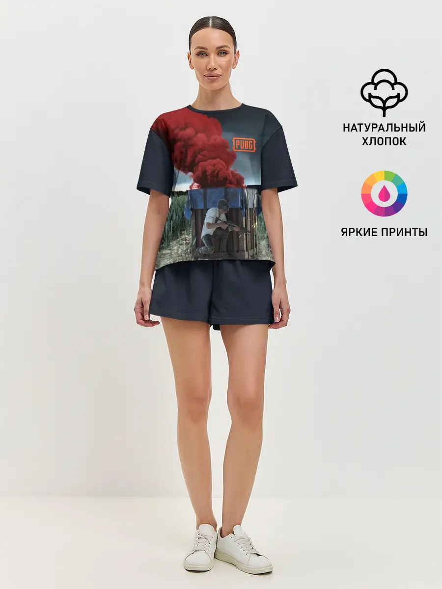 Женская пижама с шортами / PUBG