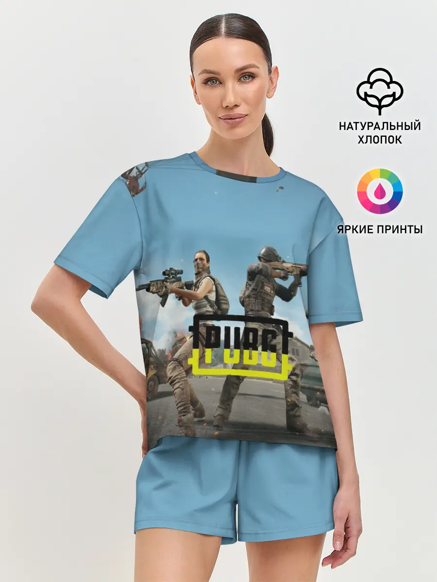 Женская пижама с шортами / PUBG