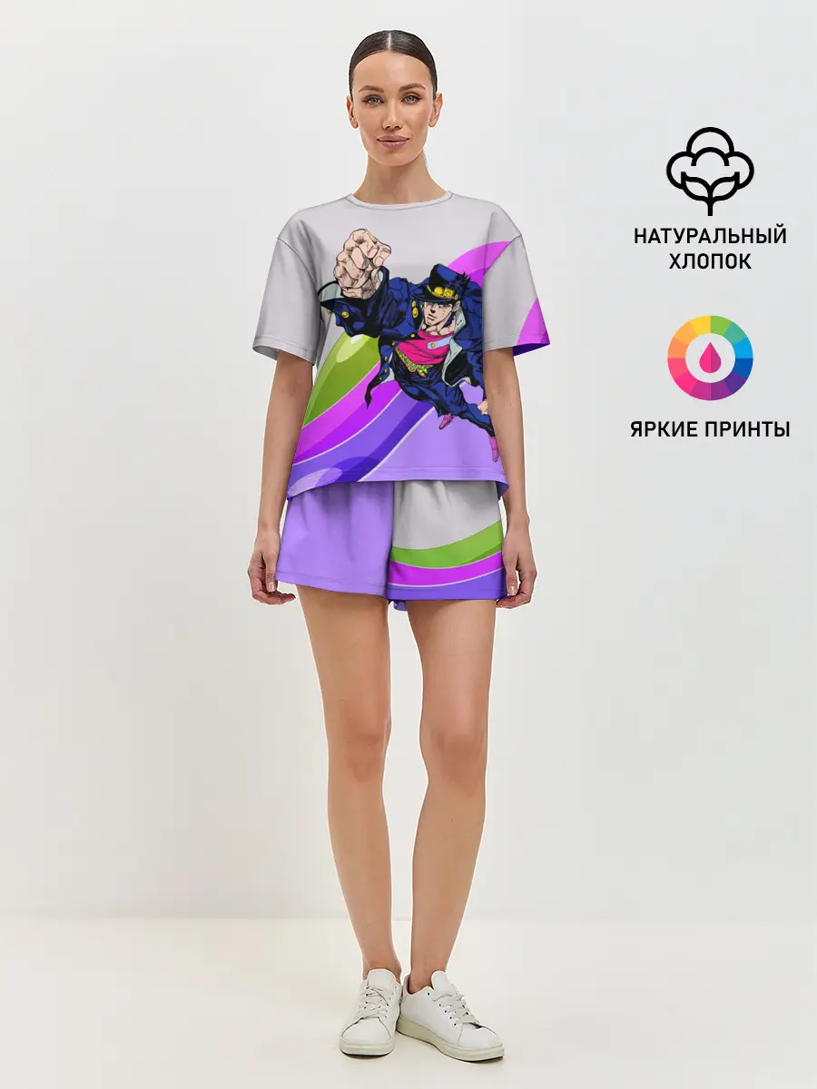 Женская пижама с шортами / Jojo Jotaro