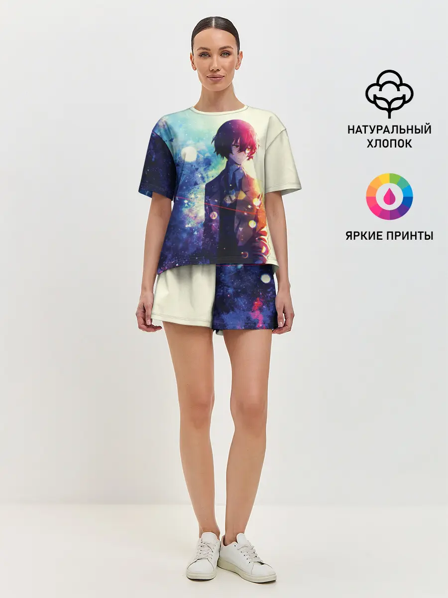 Женская пижама с шортами / Осаму Дазай