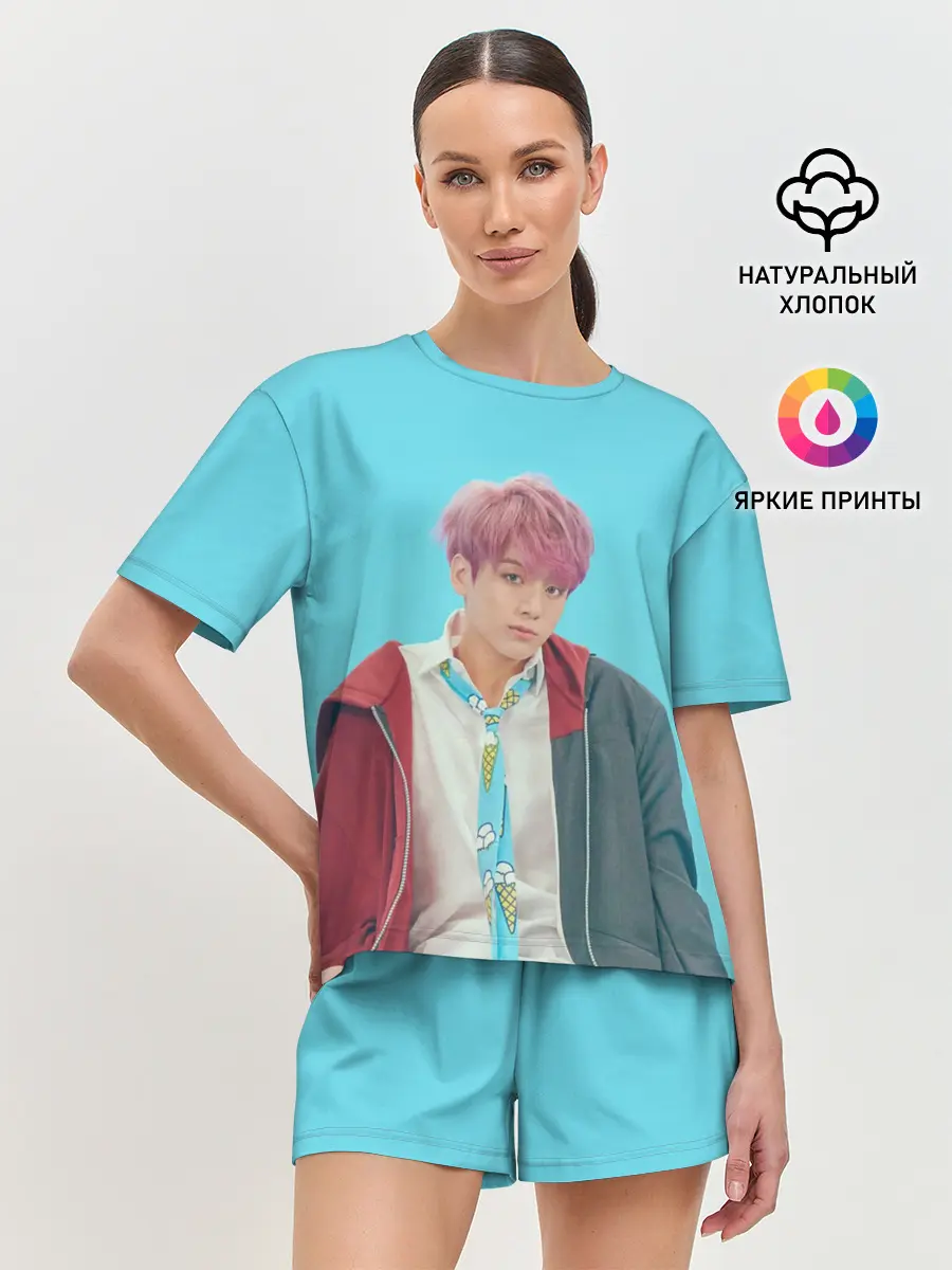 Женская пижама с шортами / BTS. Jungkook